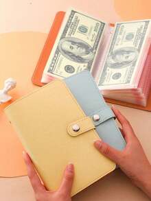 1个信封式预算挑战活页夹，可容纳100张纸，省钱活页夹，多功能活页整理袋，便携式，波西米亚风格，50页内页 - 彩色 - 查看 6