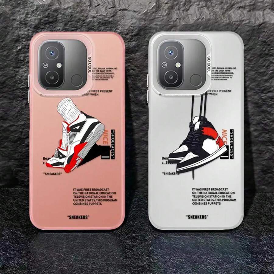 Funda de teléfono de moda con diseño de zapatos deportivos y carcasa suave para 17/16/15/14/13/12/11 - Mix04 - Ver 1
