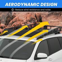 67 Roof Rack Cargo Rooftop Basket Top Luggage Holder/Extension Travel - 1 - View 7