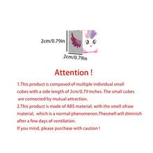 110pcs Magnetic Building Blocks Set - STEM Sensory Cubes Toys, Creative Construction Magnetic Tiles, ABS Magnetic Blocks For 3+ Years Old Boys And Girls, Great Gift For Kids Birthdays, Holidays, Classrooms, Easter, Learning. - 彩色 - 查看 9