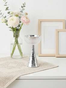 奢华水晶香炉，金属简约锤纹设计，优雅的巴库尔香炉，精湛工艺，优雅的香薰扩散器，家居装饰佳品，无烟香氛架，完美适用于客厅、卧室、瑜伽室、冥想空间，专为香氛爱好者打造的独特香炉，个性化纪念品，馈赠亲朋好友的精美礼物。 - 銀色 - 查看 11