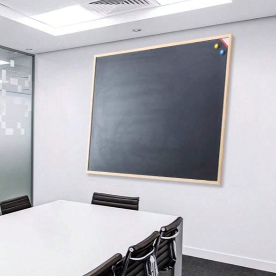 Wooden Framed Chalkboard, Erasable Chalk Board For Teaching, Home, Business, Advertising, Display - Black - View 1