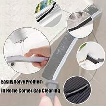 1pc Long Handle Crevice Cleaning Brush - Stiff Bristles, Effectively Removes Dust, Suitable For Doors, Windows, Bathroom, Kitchen And Walls, Cleaning Tool - 1 - View 5