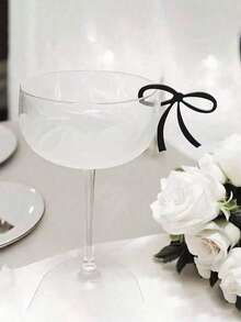 1/5/10个装派对玻璃杯蝴蝶结装饰黑色蝴蝶结饮料标签，亚克力蝴蝶结饮料标签，适用于节日和婚礼装饰、礼品装饰、生日毕业装饰