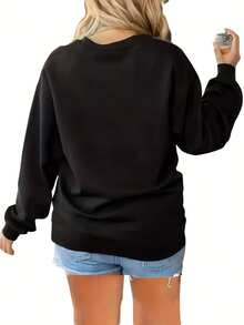 Purdue Boilermakers Primary Logo Crew Neck Sweatshirt -1 (2) - màu đen - Xem 3