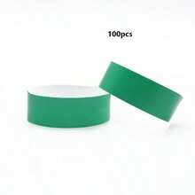 1000/100 piezas/Set de pulseras de papel impermeables, pulseras de colores para deportes, fiestas, competiciones, festivales, eventos, clubes, vacaciones - Multicolor - Ver 12