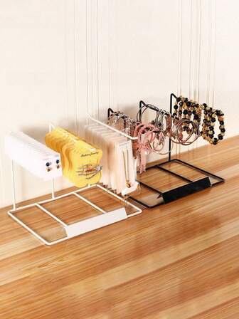 Simple Iron Jewelry Display Rack, Earring, Necklace, Bracelet, Headpiece Organizer Holder