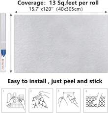 Arthome 40x310CM Papel Tapiz Autoadhesivo,Vinilo de PVC Impermeable, a prueba de Aceite,Papel Pintado para Cubierta de Muebles, Encimera, Cocina, Revestimiento de Estante Grano Seda Gris - Amarillo - Ver 8