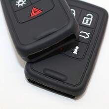 5/6 Buttons Smart Key Fob Replacement, Silicone Car Key Cover, Fit For Volvo S60 S70 V70 XC60 XC70 Repair Rubber Pad