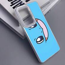 Funda de teléfono  Adorable Cartoon  compatible con  Galaxy S25 S24 S23 S22 S21 S20 FE Ultra Plus 4G 5G, con una parte trasera mate a prueba de golpes - Plateado - Ver 3