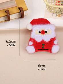 (款式随机)创意卡通胸针圣诞驯鹿圣诞老人胸针百搭可爱胸针卡通后开式圣诞胸针钥匙扣吊坠配饰礼物 - 彩色 - 查看 4