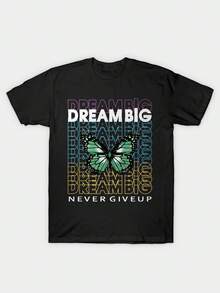 Dreamy Inspirational Butterfly Print - Negro - Ver 1