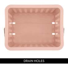 interDesign Canasta de SPA, Pequeño, Blush (Rosado Claro) - Glaseado - Ver 7