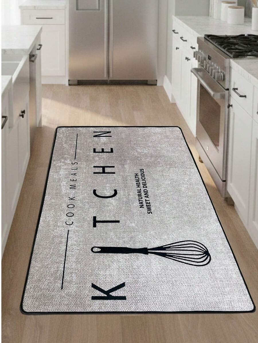 Kitchen Rug - Washable Runner Rug – Non-Slip Roll Carpet – 80x120 Cm, 80x150, 80x200, 80x300, 100x200, 100x160, 100x300, 120x180, 140x190 Cm – Cut-To-Size Hallway Rug - Màu xanh Cadet - Xem 1