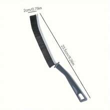 1pc Long Handle Crevice Cleaning Brush - Stiff Bristles, Effectively Removes Dust, Suitable For Doors, Windows, Bathroom, Kitchen And Walls, Cleaning Tool - 1 - View 3