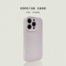 Funda para teléfono compatible con iPhone 17 Air/16e/15/14/13 Pro, Pro Max, Plus, orificio de precisión + funda suave, agarre cómodo, colores ricos y versátiles, a prueba de golpes, adecuada para hombres y mujeres - Gris - Ver 7