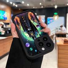 Estuche para teléfono Mystical Skeleton Sorcerer Compatible con estuches para teléfonos   17  16 Pro Max  15 Pro Max  13 y  12 Hecho de material TPU a prueba de caídas, resistente al desgaste y cómodo de sostener Un gran regalo para familiares, amigos, seres queridos, novios/novias y para Navidad y Año Nuevo - Negro - Ver 2