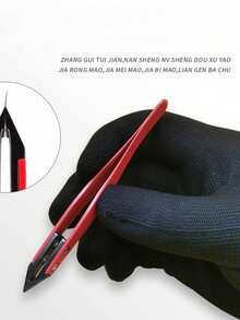 1pc Professional Eyebrow Tweezer Set, 420 Stainless Steel Eyebrow Tweezers, Ultra Precise Eyebrow Tweezers Suitable For Eyebrows And Facial Hair - Multicolor - View 5