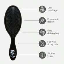 Classic Wet Brush for Effortless Hair Brushing, Ideal for Daily Use - Morado - Ver 5
