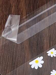 100个3.15*5.11英寸可爱清新小雏菊图案礼品包装自封袋，白色花朵印花小卡片包装透明装饰袋。适用于派对、节日或促销文具礼品包装。圣诞节、男士生日礼物、情人节礼盒、男士礼盒、男士礼物 - 黃色 - 查看 5