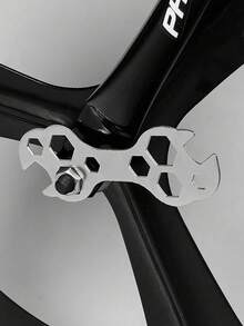 10合1多功能六角扳手自行车维修工具，薄型一字扳手，适用于山地自行车维护