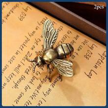 Vintage Decorative Mini Retro Brass Bird Statue, Retro Sparrow Sculpture For Living Room, Bedroom, Home Office Desk Decor, Gold Animal Ornament Figurine, Cute Desk Accessory, Kitchen/Office Whiteboard Storage Cabinet Personalized Decor, Housewarming & Gift - 銅色 - 查看 6