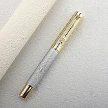 奢华钢笔，精美银色漆面，金色笔尖，0.5mm细尖，男女皆宜，专业之选。 - 8026 - 查看 6