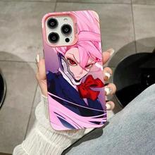 Funda de teléfono Dandadan Aira Shiratori compatible con  17 16 15 14 13 12 11 X XR XS 8 7 Pro Max Plus, cubierta blanca translúcida de lujo, compatible con funda  17 Pro Max, funda  17 Pro, funda  17, funda  16 Pro Max, funda  17 Pro Max - Rosa3 - Ver 9