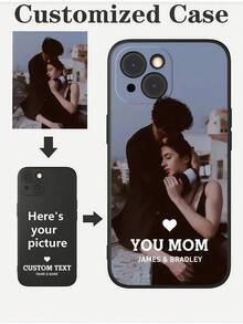 1 pieza Funda de teléfono personalizable con gráfico de ojo negro, de moda, colorida, retro, linda, compacta, divertida, personalizada, compatible con Apple 17, 16 Pro Max/16 Pro/15 Pro Max/14 Pro Max/13 Pro Max/A12/A13/A14/A15/A52/A54/A55, Redmi 15, 13C, 15C, OPPO A15/A17, Honor X6A/X7B/X8B/X6, S23 Ultra/S24 Ultra/A52S, VIVO, OPPO, Redmi con patrones de animales, adecuada para cumpleaños, graduación, boda, inicio, Día de la Madre, Día del Padre