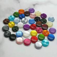 15/30/50/100Pcs Of Clothing Candy-Colored Buttons Shirt Button Sewing DIY Crafts - Multicolor - View 7