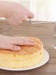 1pc Cake Slicer/Divider, Cake Layer Separator, Bread Cutter, Baking Tool, Back To School Season - Multicolor - View 9