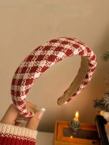 Tiara vermelha de Ano Novo para mulheres, acessório de cabelo com alta pressão na coroa, presilha de cabelo versátil e confortável. - Faixa de cabelo de Ano Novo - Ver 11