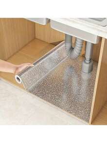 1 Roll Kitchen Backsplash Sticker, 16ft/10ft/3ft, Self-Adhesive Drawer Liner Peel And Stick Foil Paper Wallpaper Cabinet Shelf Liner - Multicolor - View 3