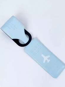 1个飞机造型创意行李牌，旅行配件，PU皮革行李牌，行李箱标签，身份识别地址标签，登机牌，旅行身份识别标签，旅行必备，旅行收纳包，适合海滩旅行、暑假、返校旅行，旅行卡包，防水旅行必备，邮轮旅行必备，度假必备，男女通用，假日必备，返校必备 - 彩色 - 查看 9