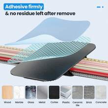 桌下线缆管理系统，[最多可容纳15根线缆][增强型线缆架]线缆收纳装置，可调节魔术贴绑带，可重复使用的线缆夹，桌下线缆夹 - 彩色 - 查看 4