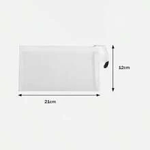 网状收纳袋（大/中/小）套装，大容量手工小物件收纳袋，透明网状拉链文件袋，A4/A5/A6铅笔盒，文件收纳袋，化妆包 - 白色 - 查看 9