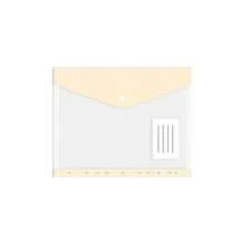 12个透明PP塑料套，6种马卡龙色，适用于11孔活页夹，也适用于2孔、3孔或4孔活页夹，是学校、办公室、学习用品和返校季的理想之选。 - 馬卡龍色隨機 - 查看 6