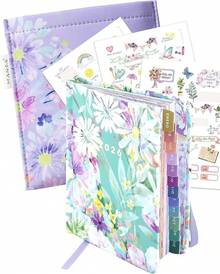 mano® Agenda pocket 2026 ALMA Semana vista - Medidas (B7+) 10 x 13 - 184 Páginas - Incluye separadores mensuales y hojas para anotaciones (Con Stickers) - Con funda y pegatinas - Ver 18