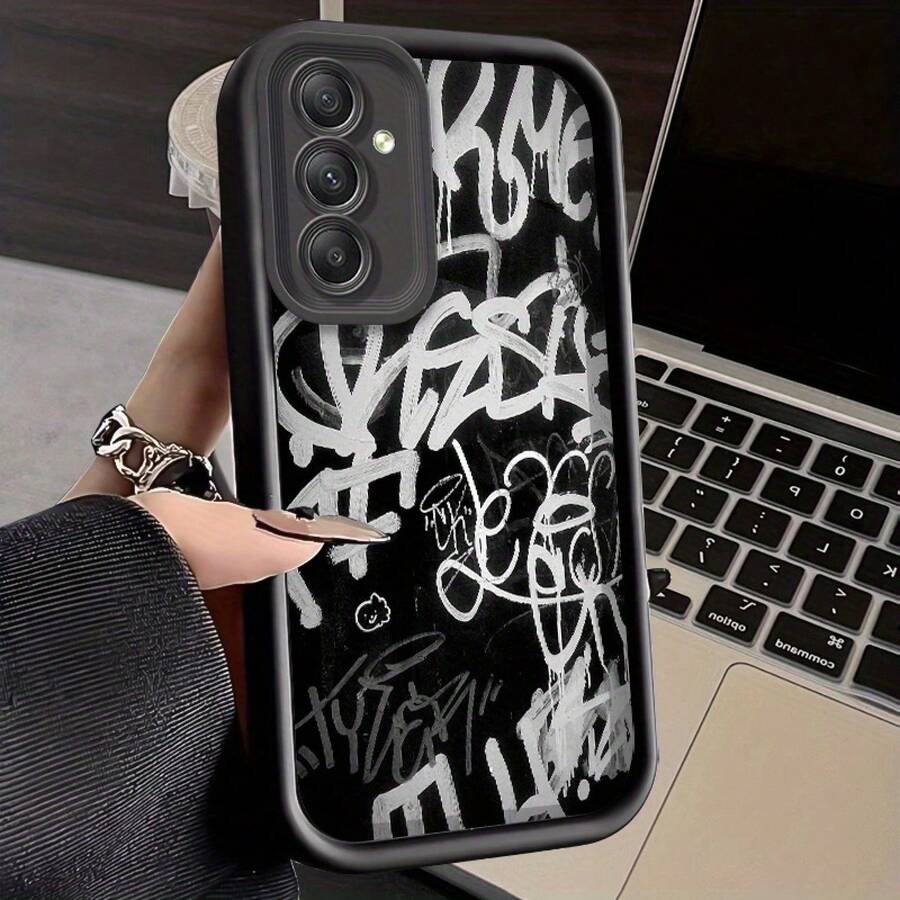 Fundas TPU para for Galaxy S23 Ultra, S24, S25, S22+ y S20 FE Pro Plus 5G - Diseño Graffiti , Antigolpes, Protectora de Silicona Suave y Portátil - Oscuro - Ver 1