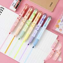 Bộ 3/6 bút dạ quang hình chuột lang Capybara, bút màu chất lượng cao thân thiện với mắt, thích hợp để viết nhật ký, bút dạ đầu nhỏ để phác thảo và vẽ tranh, bút dạ không phai, chống thấm nước, phù hợp với vải, gỗ, đồ thủ công mỹ nghệ, quà tặng văn phòng phẩm, đồ dùng học tập. - Nhiều màu - Xem 3