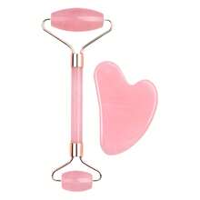 Con lăn massage mặt 3D bằng silicon: Dụng cụ chăm sóc da mặt dạng con lăn ngọc bích - Massage mặt, mắt, cổ, làm giảm nếp nhăn, con lăn lạnh, massage mặt bằng con lăn lạnh, giảm bọng mắt, chăm sóc da, giảm nếp nhăn, quà tặng con lăn massage mặt, bộ quà tặng chăm sóc cá nhân unisex - Hồng - Xem 9