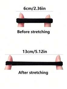 20/50/100pcs Women Black Seamless Hair Ties, Elastic Hair Bands, Hair Scrunchies ,Ponytail Holders ,Hair Rubber Bands ,Hair Rope Head Accessories - Black - View 7