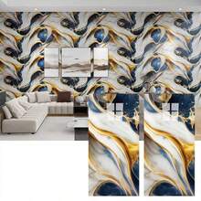 20/50 piezas Cycleader Lujoso Aspecto de Mármol Europeo Pegatinas de Vinilo Autoadhesivas, Fácil de Limpiar, Resistente al Agua y Removible para Decoración de Cocina, Baño y Dormitorio