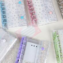 1 A7 Portable Transparent Leaf Binder, Transparent Sticker Book, Sticker Book, Photo Storage Bag, Photo Album, Budget Planner, Diary, Notebook, Office Supplies