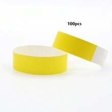 1000/100 piezas/Set de pulseras de papel impermeables, pulseras de colores para deportes, fiestas, competiciones, festivales, eventos, clubes, vacaciones - Multicolor - Ver 9
