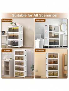 Garage Integrated Storage Racks - 화이트 - 보기 8