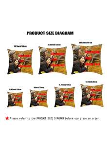 1pc Customized Photo Pillowcase, Short Plush Square Double-Sided Printing, Suitable For Birthday, New Year, Family Portrait, Home Decor, Couple Photos, Heart-Shaped Gift, Any Image Can Be Customized