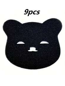 8个可重复使用的宠物毛发去除球，适用于洗衣机绒毛和毛发捕捉器，可有效去除衣服和织物上的宠物毛发，洗衣机海绵清洁工具，家居配件 - 黑色 - 查看 16