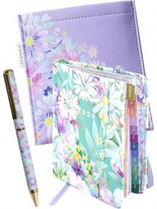 mano® Agenda pocket 2026 ALMA Semana vista - Medidas (B7+) 10 x 13 - 184 Páginas - Incluye separadores mensuales y hojas para anotaciones (Con Stickers) - CON BOLSITA Y BOLÍGRAFO - Ver 10