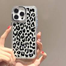 Girl Heart-Shaped Bow Sparkling Rhinestone Laser Star Diamond-Encrusted Transparent Phone Case For IPhone 17 Air/16/15/14/13/12 Pro Max/17 16 15 14 Plus/12 Pro Silver PC Diamond-Encrusted Photo Frame Non-Slip And Drop-Resistant Protective Shell Holiday Birthday Gift 0VSE - 透明的 - 查看 1